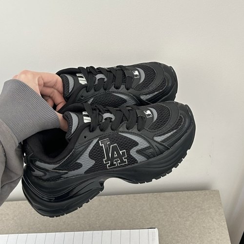 MLB新款张凌赫同款男女时尚百搭网面厚底运动老爹鞋跑鞋3ARNSPL4N