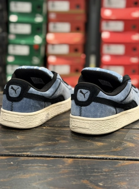 PUMA彪马 Suede XL 百搭舒适 低帮 板鞋 男女同款 蓝色402569