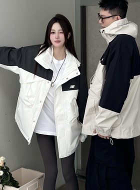 商场同款丨New Balance NB男女同款防泼水派克夹克冲锋衣AMJ43302