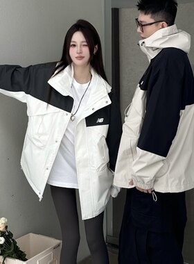 商场同款丨New Balance NB男女同款防泼水派克夹克冲锋衣AMJ43302