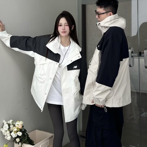 商场同款丨New Balance NB男女同款防泼水派克夹克冲锋衣AMJ43302