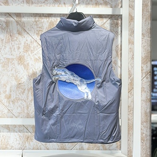 PUMA彪马 SORAYAMA空山基联名款男女保暖羽绒马甲背心 622608