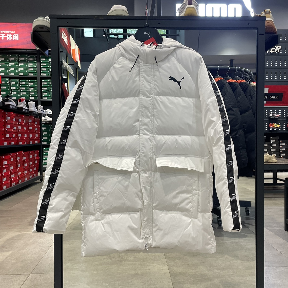 Puma/彪马中长款保暖加厚羽绒服