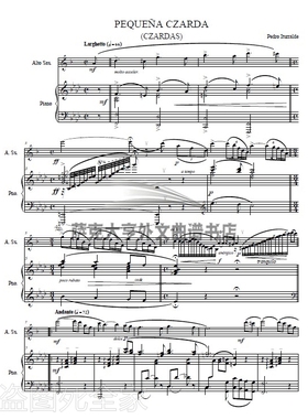 +*ZS010-萨克斯 小查尔达斯曲谱 小查尔达什曲谱 Pequena Czarda