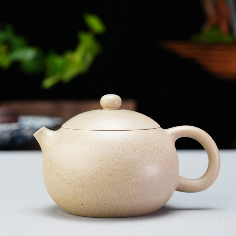 子冶190cc西施壶原矿本山绿泥宜兴紫砂壶名家纯全手工茶具套组