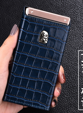 适用三星W2019手机壳W2018手机套保护套真皮皮套抽拉式直插式创意新款W2017手机套G9298鳄鱼纹鸵鸟纹皮套