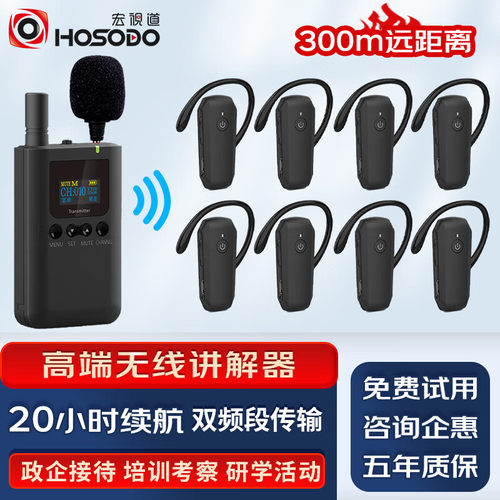 宏视道无线85R讲解器接收器
