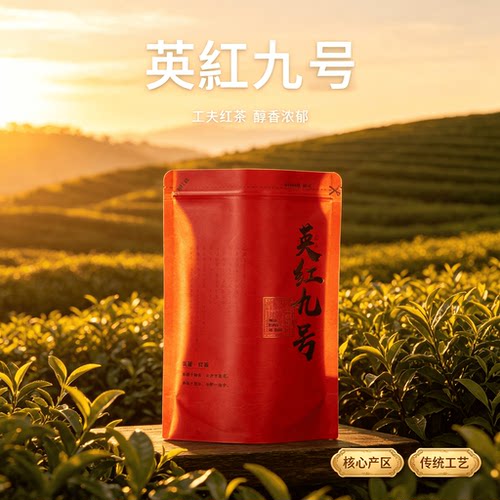 正宗英德茶园原产一级红茶英红九号浓香茶叶自己喝口粮茶袋装250g