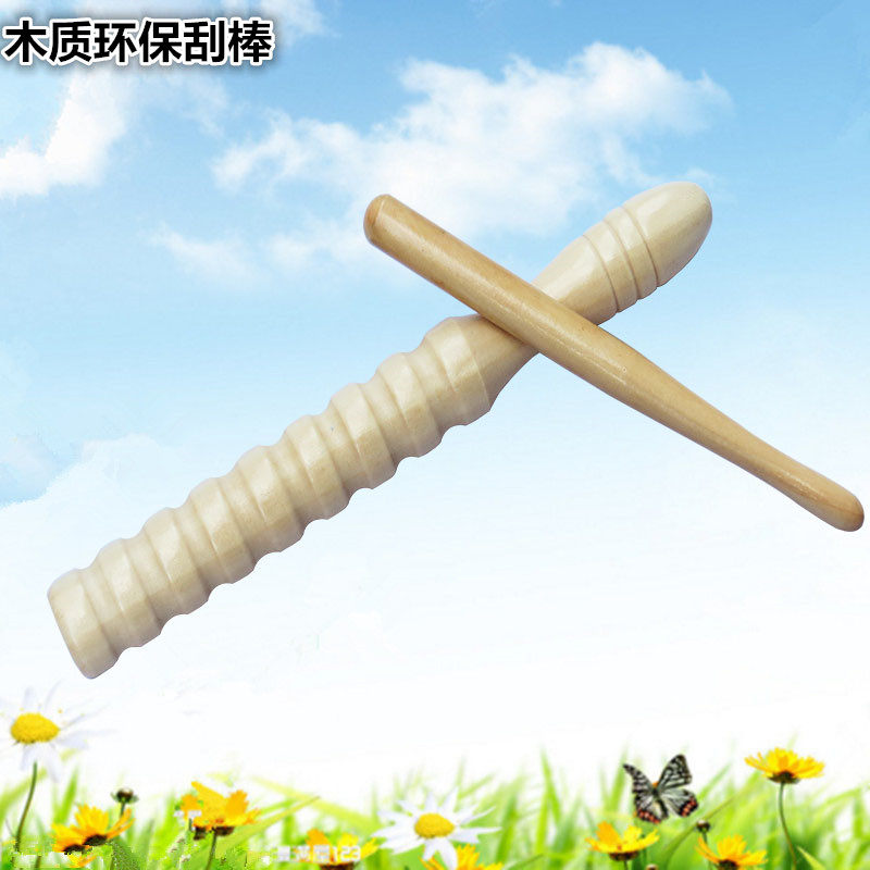 木制刮棒刮胡宝宝早教玩具儿童打击乐器奥尔夫音乐教具打棒