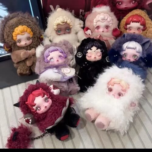 不眠剧场SP三代高品质现货SKULL PANDA搪胶毛绒玩具挂件盲盒礼物1