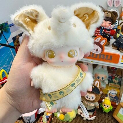 现货Dimoo泰国50周年限定款搪胶毛绒公仔玩偶小白象吊卡潮玩挂件