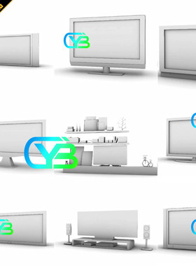 电视电视柜犀牛rhino客厅3D模型
