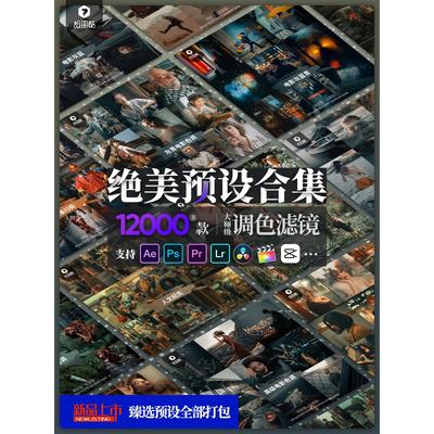 LR预设PS滤镜手机Lightroom达芬奇视频Lut调色FCPX剪映Camera Raw