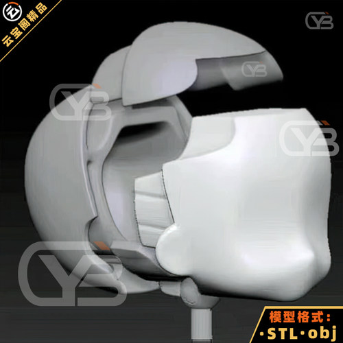 GSC粘土人手办头部3d打印建模ob11头壳脑壳图纸STL、obj有脸头顶