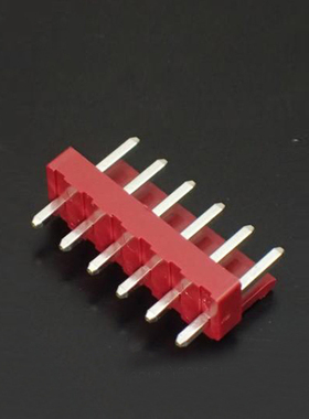 B6P-VH-R (LF)(SN) 6PIN 3.96mm连接器/接插件/针座红色VH-6A直针