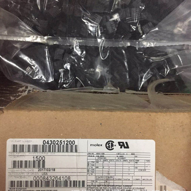 molex连接器 43025-1200 430251200 胶壳12P 原装现货 一个起拍