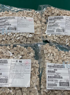 molex连接器 501646-1000 5016461000 胶壳10P 原装现货 一个起拍