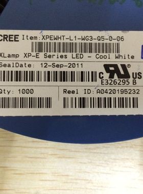 LED 3535带球白色 美国科瑞XPEWHT-L1-WG3-Q5-0-06 凸面3W