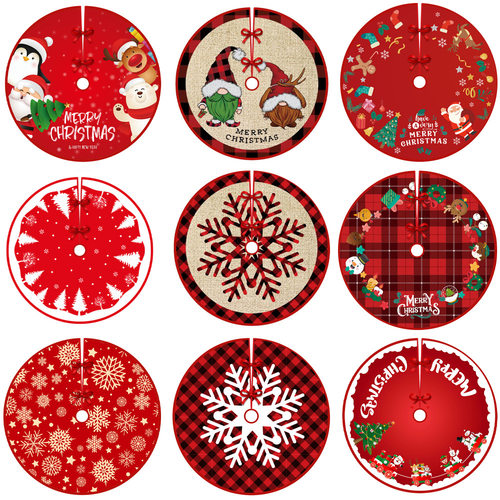 Christmas Decoration Cute Tree Skirt Shopping Showcase xmas