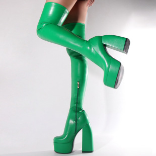 boots 欧美女大码 high Knee long 43高跟靴过膝靴长靴women