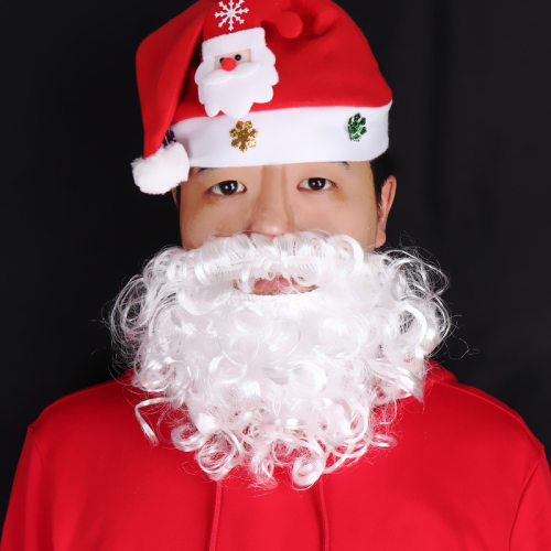 Christmas decorations imitating Santa Claus, Grandpa's beard