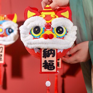 结婚领证拍照道具醒狮灯笼龙头姐妹团伴娘接亲舞龙堵门婚礼用品喜