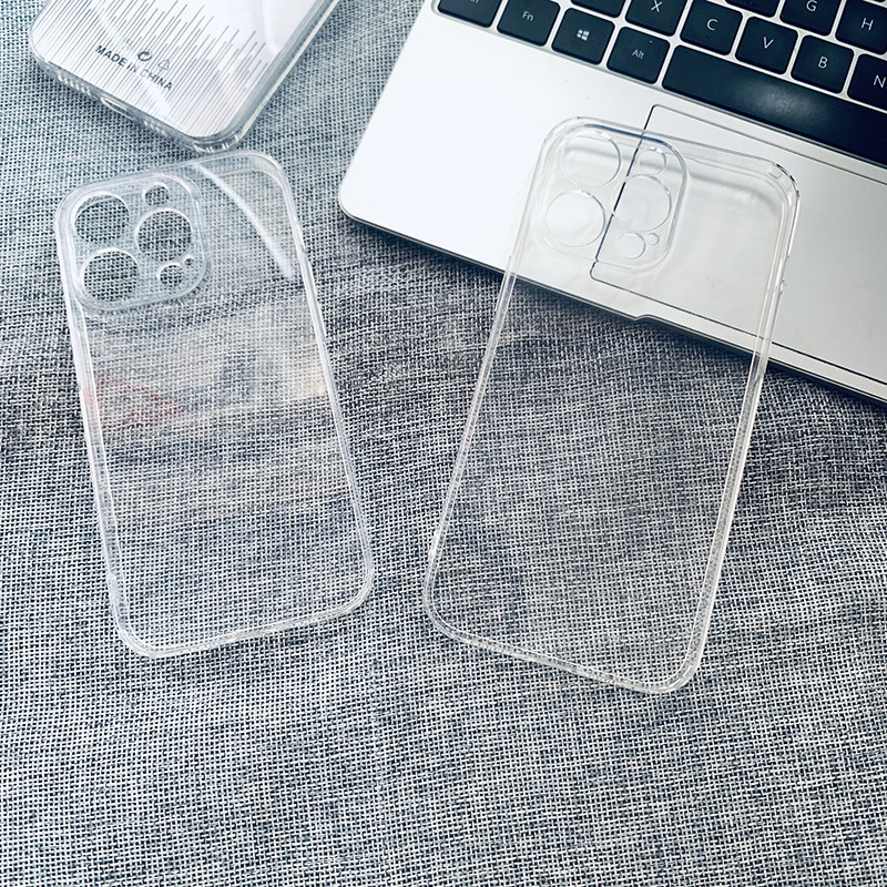 适用于苹果iPhone17手机套透明TPU超薄硅胶套16ProMax保护壳全包15耐黄软壳高级感清水套14Pro壳13软套直边壳