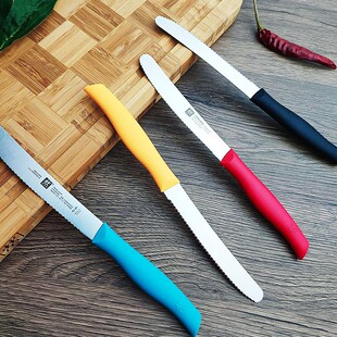 双立人不锈钢番茄刀波浪锯齿刀蔬果刀多汁水果刀面包刀