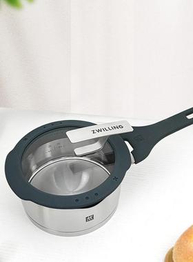 德国进口双立人Simplify系列奶锅不锈钢有盖长柄锅儿童辅食锅泡面