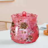 欧式 创意桌面垃圾桶ins轻奢大容量客厅办公室卧室收纳桶迷你可爱