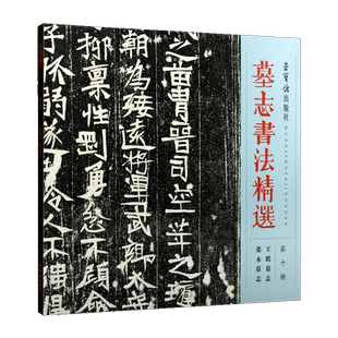 墓志书法精选 第十册 王皓墓志 张永墓志 书法碑帖 墓志铭 毛笔字帖 临摹范本 魏晋南北朝时代书法碑帖 畅销正版 荣宝斋出版社