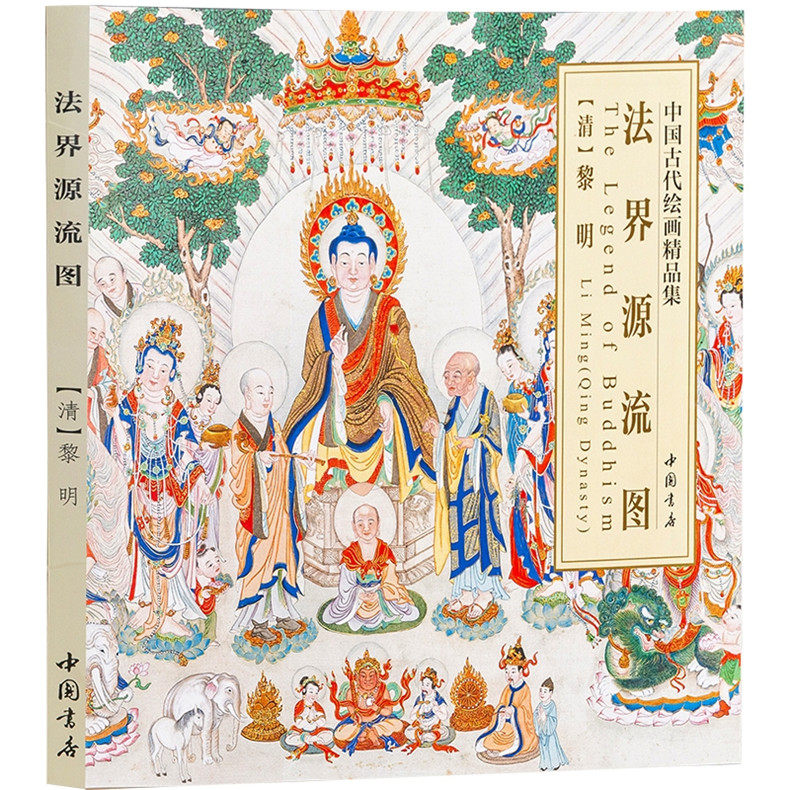 中国传世书画名品法界源流图黎明佛像菩萨罗汉释道人物水墨写意名人