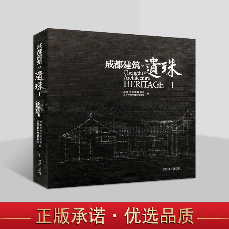 成都建筑.遗珠1 成都城市建设档案馆编 四川历史古迹建筑高清摄影图集 四川美术出版社书