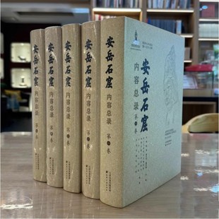 安岳石窟内容总录(全套5册)中国四川省安岳县石窟寺遗存石窟摩崖造像雕塑建筑壁画艺术全貌川渝地区文物考古研究天津古籍出版社