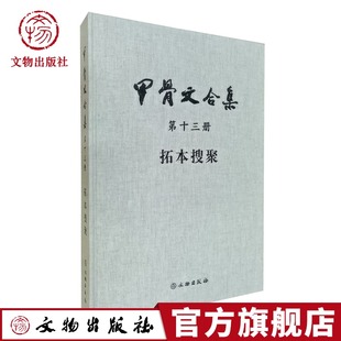 常用甲骨文书法字帖丛书系列字典合集全套甲骨文字考释殷商文化研究中华文化溯源书籍 第十三册拓本文物考古 甲骨文合集 正版