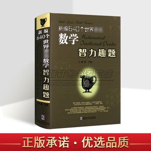 社 哈工大出版 新编640个世界数学智力趣题 国内外数学竞赛练习题难例题分析读物解答案