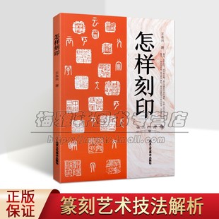 怎样刻印 王本兴著 中国篆刻印章技法刻印方法用刀技巧刻边款篆刻作品图集古代名家印图谱用印法概论理论北京工艺美术出版社