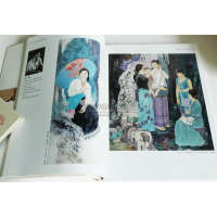 A collection of works by He Jiaying, Tang Yongli, Qi Ming, Liu Quanyi, Wang Gensheng, Li Feng, Wei Hongyan, Wang Gangqing, Guanjun, Zhao Lihui, Li Chuanzhen and Wang Renhua, featuring new meticulous figures of ladies in contemporary and modern Chinese painting thumbnail 4