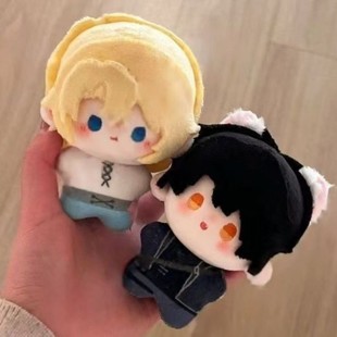 10cm人鱼陷落周边同人兰波白楚年印花海星体棉花娃娃垂耳执事玩偶