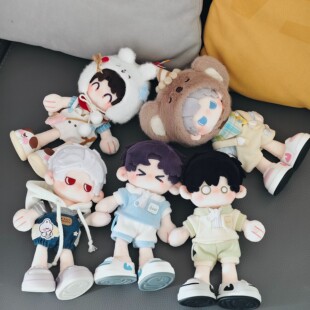 现货原创祁煜秦彻棉花娃娃沈星回夏以昼黎深恋与深空10cm可爱玩偶