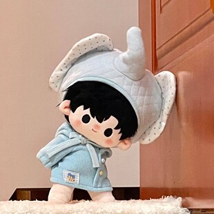 世界之外顾时夜属性20cm棉花娃娃可爱超萌毛绒玩偶周边公仔二次元