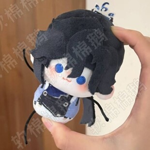 原创王者荣耀周边孙权属性10cm火柴人印花棉花娃娃玩偶毛绒公仔