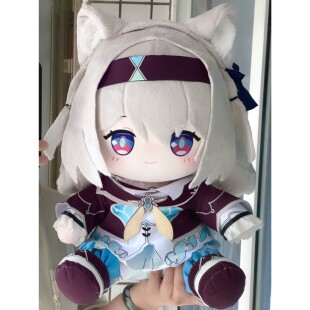 同人铁道周边流萤老婆星核猎手萨姆棉花娃娃游戏换装公仔礼物40cm