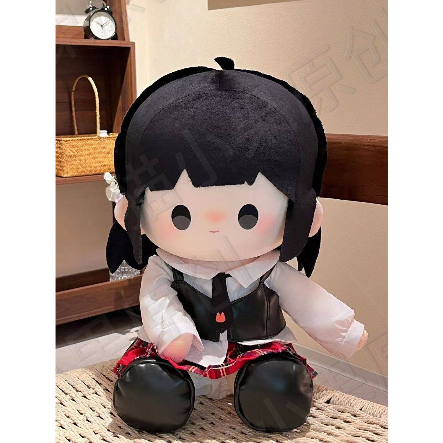 原创漫画时光代理人同人周边乔苓属性40CM棉花娃娃毛绒玩偶公仔图片