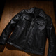 机车皮夹克真皮皮衣男士 莫臣男装 翻领拉链6137N短款 头层牛皮外套