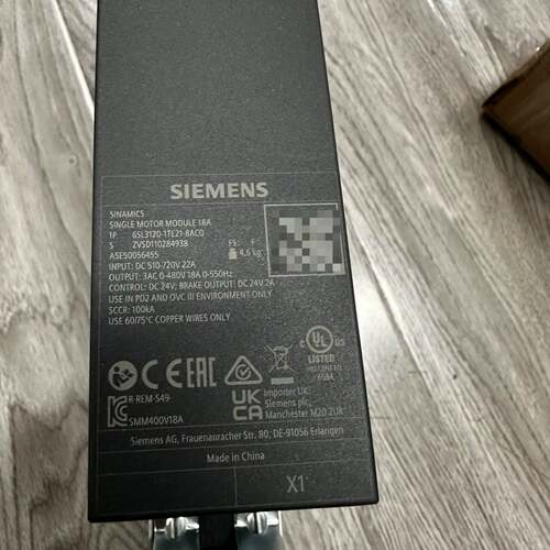 可维修6SL3120-1TE21-8AC0S120 单电机模