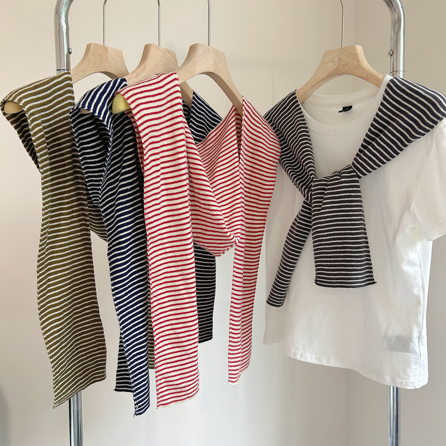 2025新款条纹连帽带帽披肩女春夏季薄款时尚百搭小坎肩外搭假领子,服饰配件/皮带/帽子/围巾,围巾/丝巾/披肩,淘宝优惠券,粉丝福利购,淘宝优惠卷