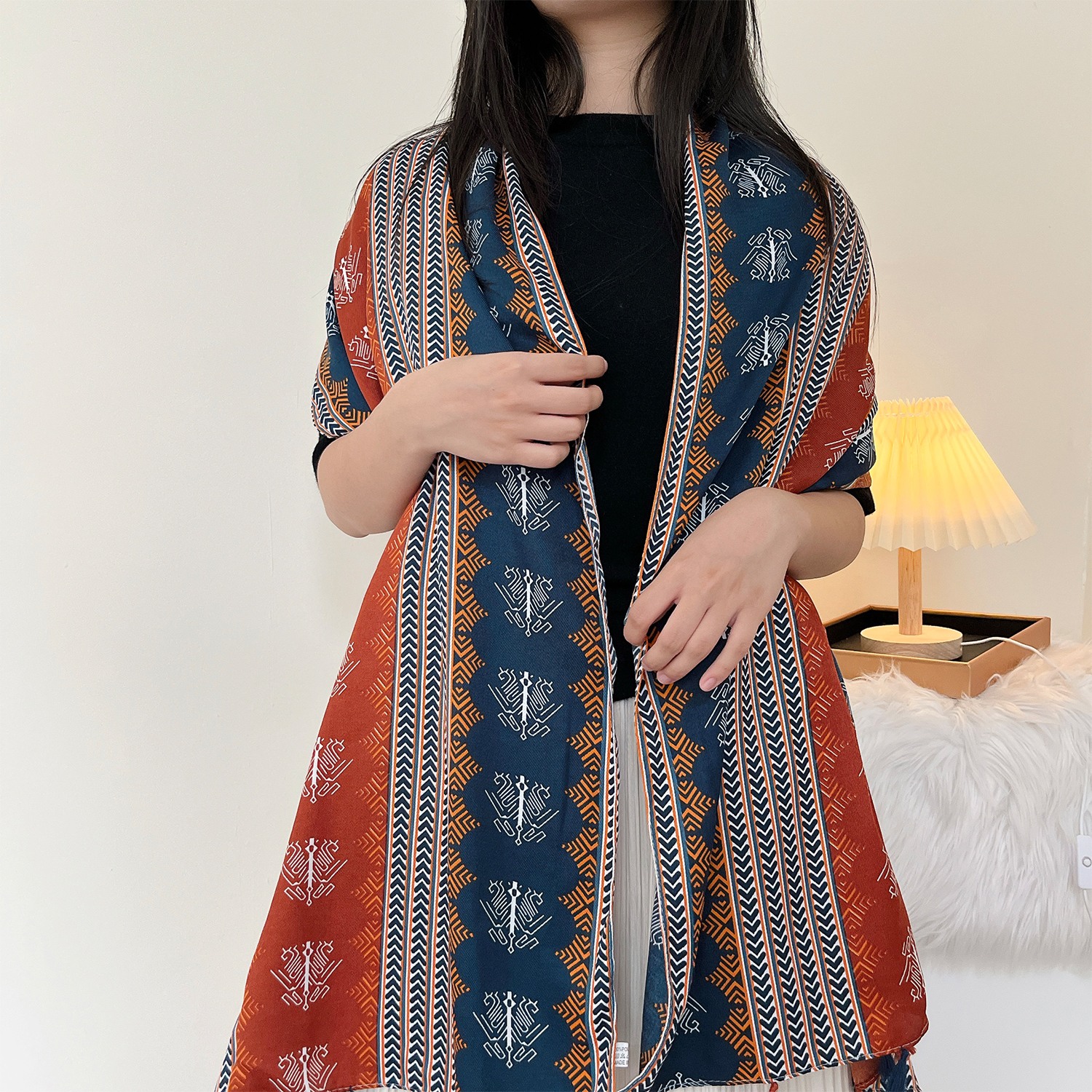 春秋韩版女士百搭披肩