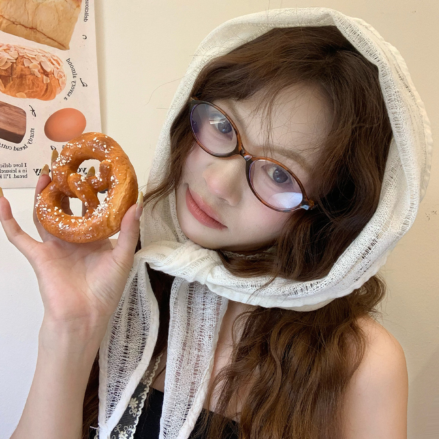 2025复古文艺针织镂空三角巾女春秋透气百搭高级感包头巾护颈领巾,服饰配件/皮带/帽子/围巾,围巾/丝巾/披肩,淘宝优惠券,粉丝福利购,淘宝优惠卷