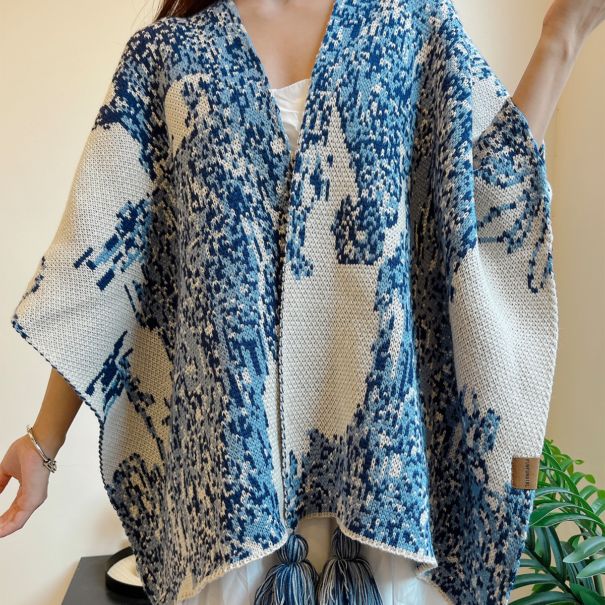 针织披肩民族风女士秋冬季